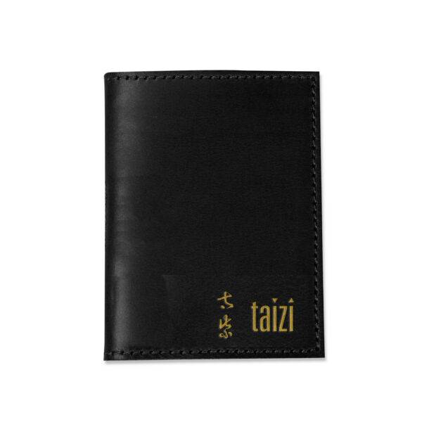 Black Leather Passport Holder